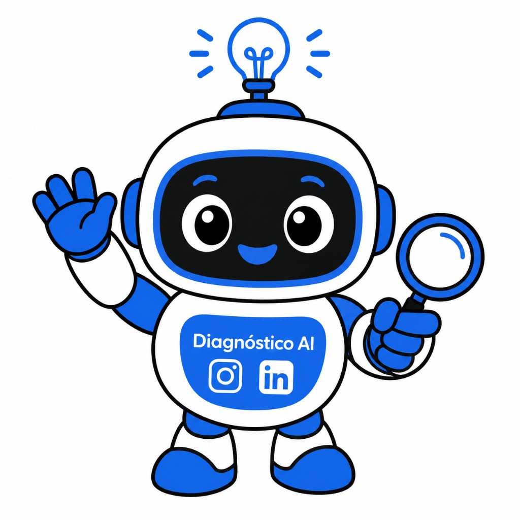 Mascote do Diagnóstico AI