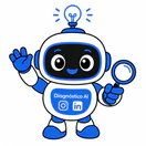 Mascote do Diagnóstico AI